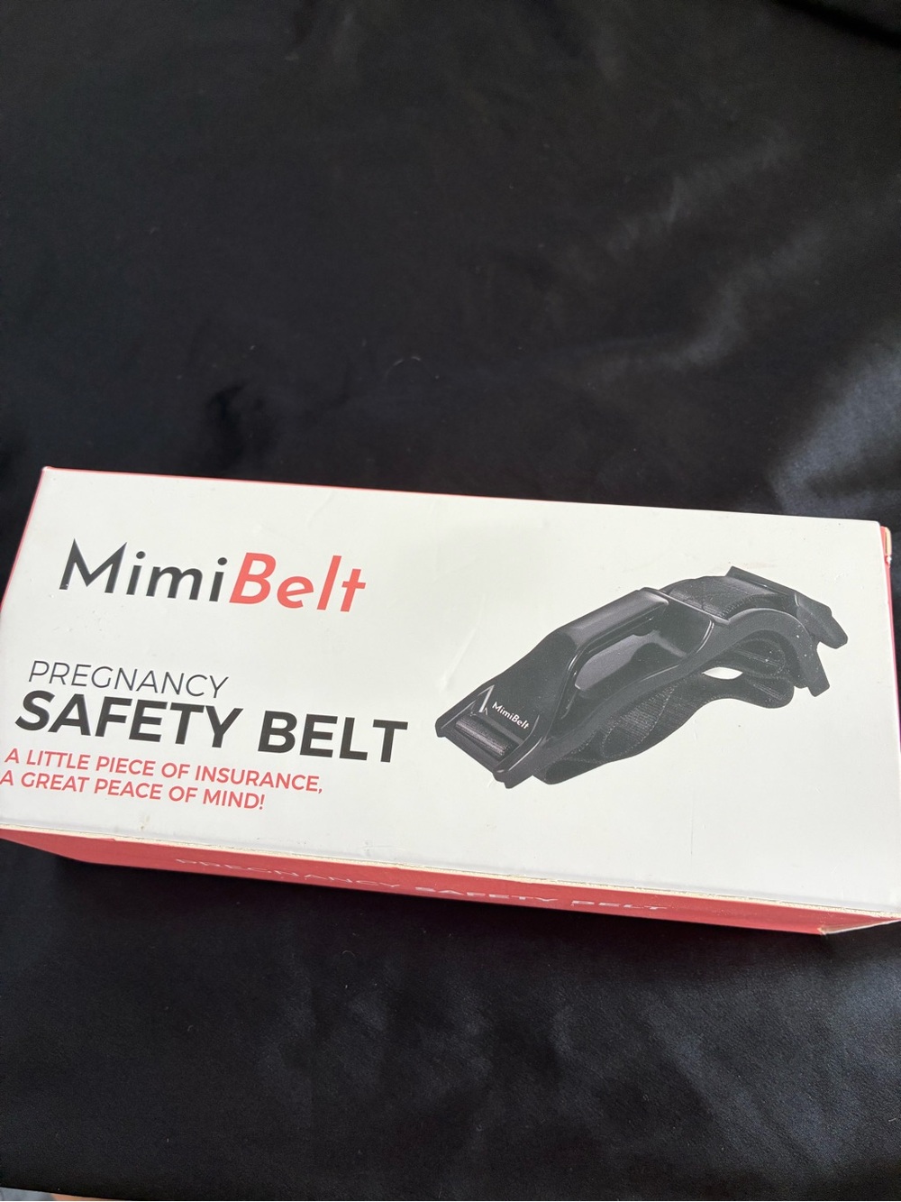 MimiBelt Pregnancy Safety Belt - Black